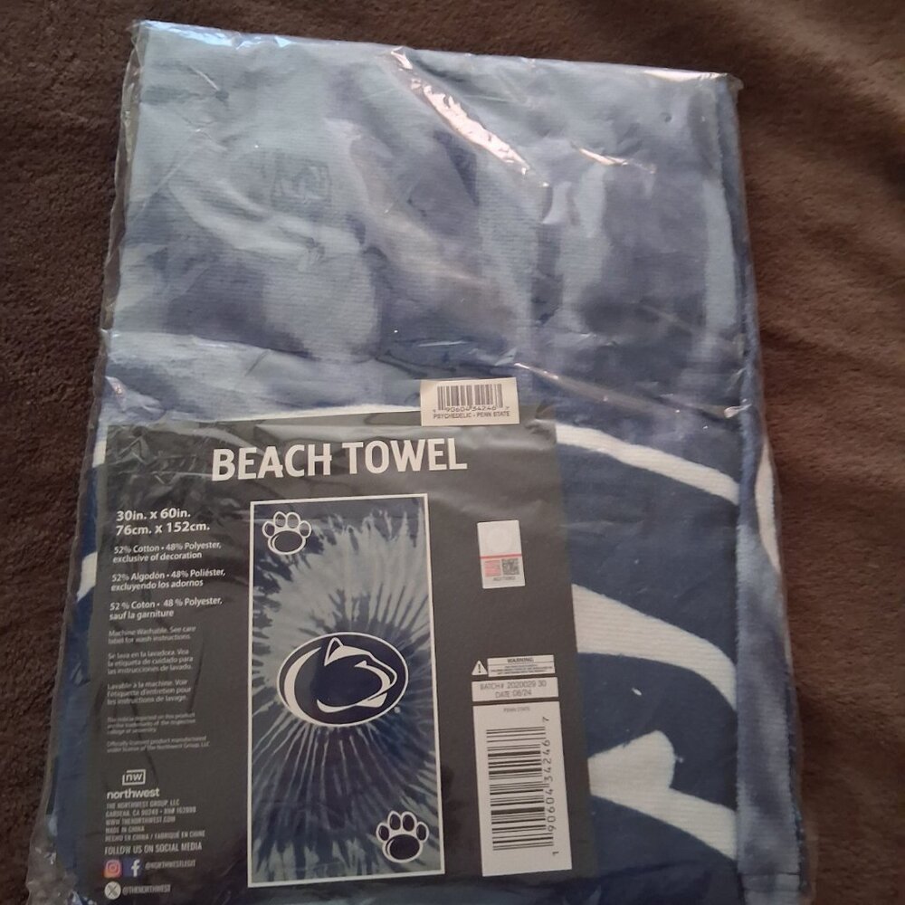 Penn State Beach Towel - Picture 2 of 3